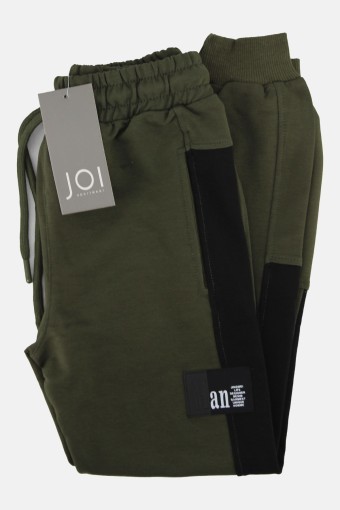 Joi - Joi Erkek Çocuk Eşofman Altı Lastik Paçalı İki İplik - Haki Yeşili