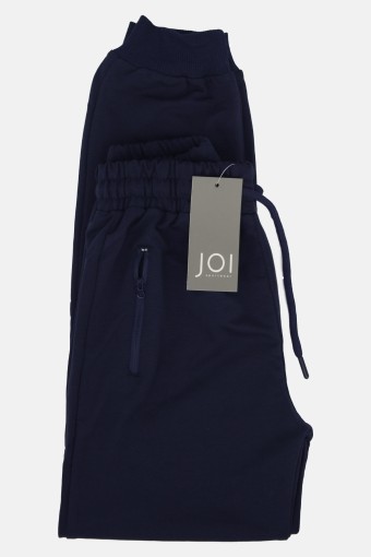 Joi - Joi Erkek Çocuk Eşofman Altı Lastik Paçalı İki İplik - Lacivert
