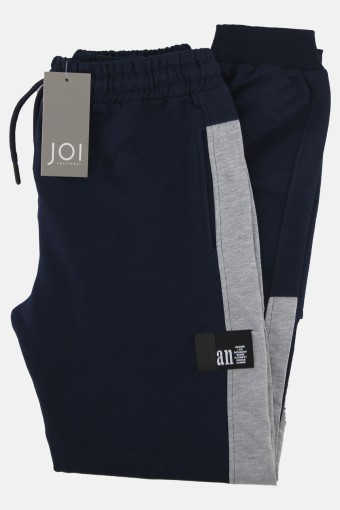 Joi - Joi Erkek Garson Eşofman Altı Lastik Paçalı İki İplik - Lacivert