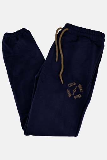 Joi - Joi Kız Garson Eşofman Altı Wear Club Yazılı Üç İplik - Lacivert