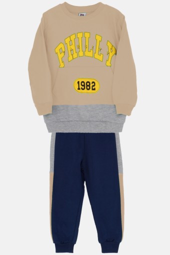 KARAMSA BEBE - Karamsa Erkek Çocuk 2'li Takım Philly - Açık Kahve