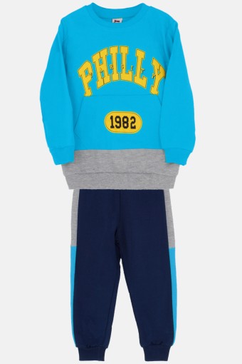 KARAMSA BEBE - Karamsa Erkek Çocuk 2'li Takım Philly - Açık Mavi