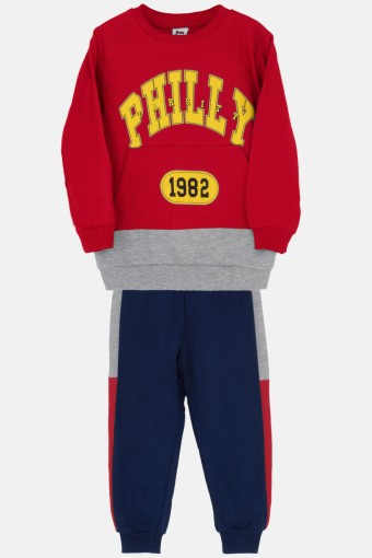 KARAMSA BEBE - Karamsa Erkek Çocuk 2'li Takım Philly - Kırmızı