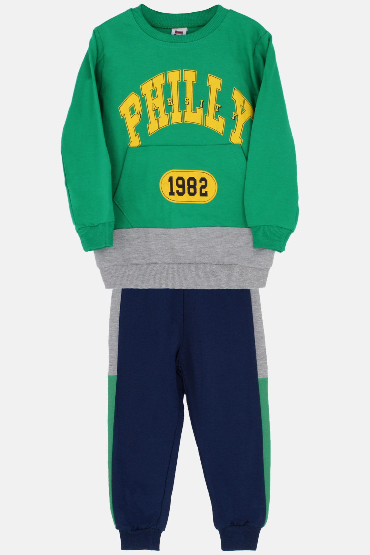 Karamsa Erkek Çocuk 2'li Takım Philly - Sarı - Thumbnail