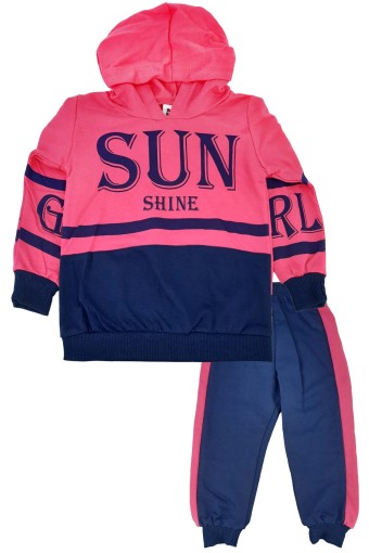 KARAMSA BEBE - Karamsa Kız Bebek İki İp Sun Shine Takım - Fuşya