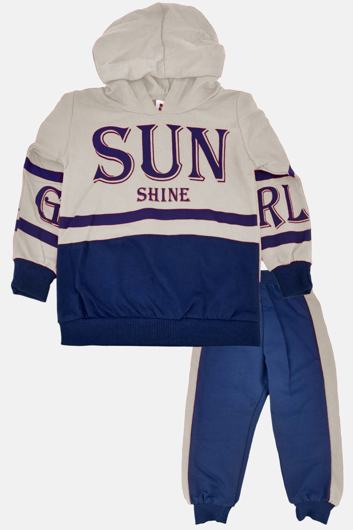 Karamsa Kız Bebek İki İp Sun Shine Takım - Kırmızı - Thumbnail