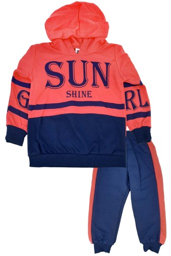 KARAMSA BEBE - Karamsa Kız Bebek İki İp Sun Shine Takım - Turuncu