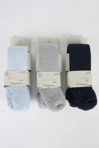 ARTI - Katamino Erkek Bebek Leonar ABS'li Havlu Külotlu Çorap (1)