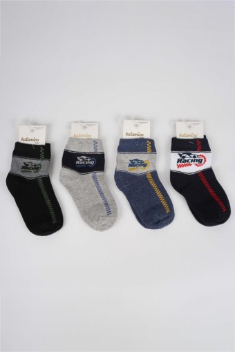 ARTI - Katamino Erkek Çocuk Alpas Soket Çorap