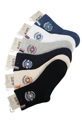 ARTI - Katamino Erkek Çocuk Soket Çorap Serhat Aksesuarlı - Asorti - 9-10 Yaş