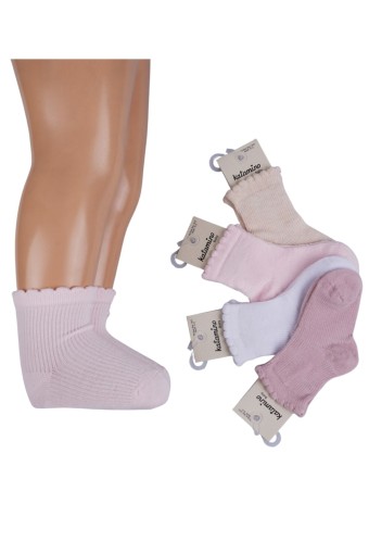 ARTI - Katamino Kız Bebek Soket Çorap Matis
