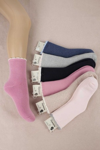 ARTI - Katamino Kız Çocuk Havlu Soket Çorap Lugano Pamuklu