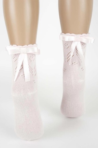 ARTI - Katamino Kız Çocuk Leyala Aksesuarlı File Soket Çorap (1)