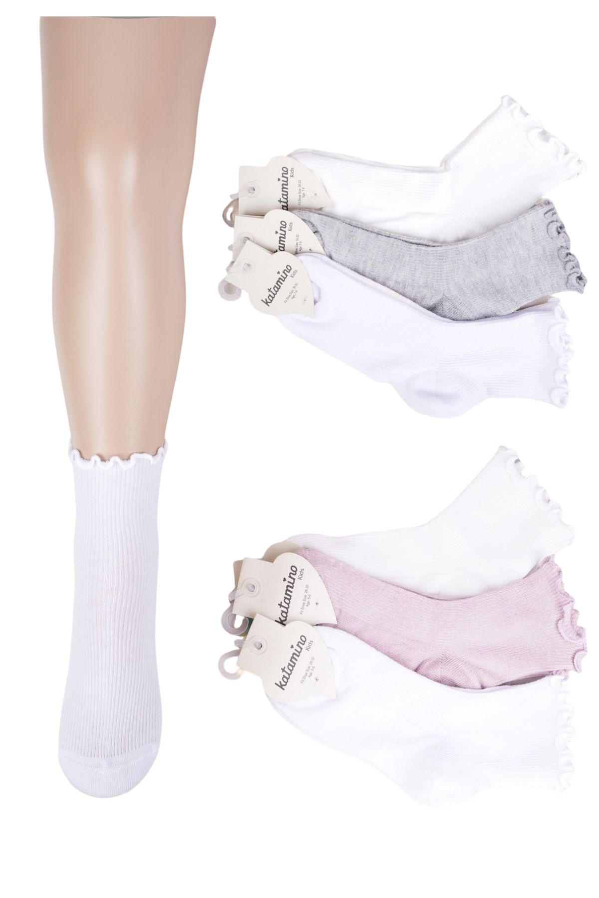 Katamino Kız Çocuk Soket Çorap Aleyna - Thumbnail