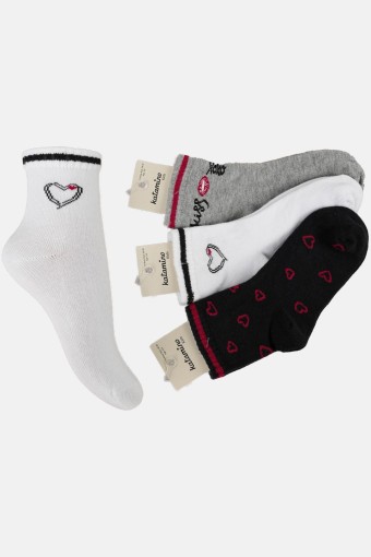 ARTI - Katamino Kız Çocuk Soket Çorap Figürlü Pamuklu (1)