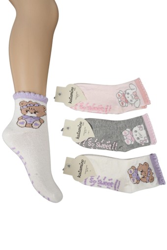 ARTI - Katamino Kız Çocuk Soket Çorap Nazlı Abs