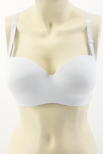 CLARA - Ked Kadın Destekli Sütyen Dantel Detaylı - Beyaz