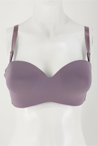 CLARA - Ked Kadın Destekli Sütyen Dantel Detaylı - Lila