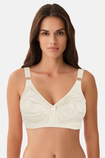 CLARA - Ked Kadın Desteksiz Sütyen İthal Klasik - Ekru