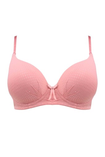 CLARA - Ked Kadın Desteksiz Sütyen Puan Detaylı - Açık Mercan