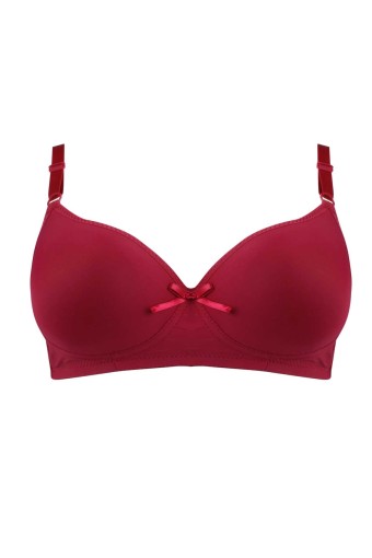 CLARA - Ked Kadın Sütyen Destekli C Kap - Bordo