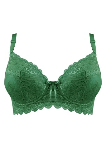 CLARA - Ked Kadın Sütyeni Dantelli D Kap - Koyu Yeşil