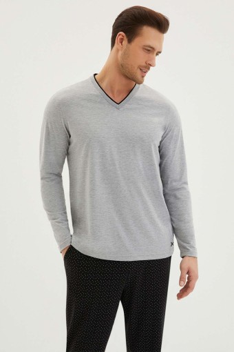 KİĞILI - Kiğılı Erkek 4'lü Pijama Takımı Pamuklu (1)