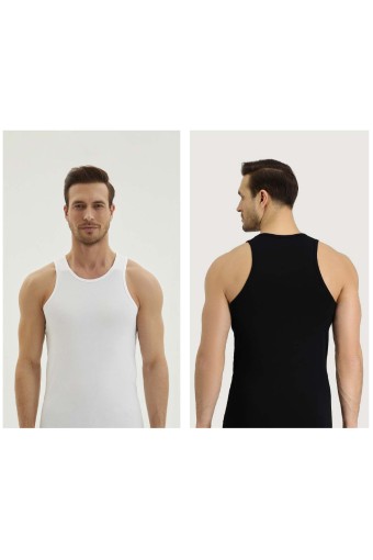 KİĞILI - Kiğılı Erkek Comfort Modal Pamuk 2'li Atlet Set