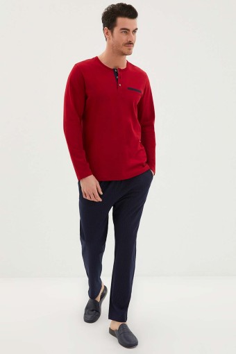 KİĞILI - Kiğılı Erkek Patlı 3'lü Şortlu Pijama Takımı (1)