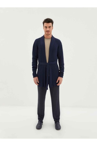 KİĞILI - Kiğılı Erkek Roblu Triko Pijama Takımı Waffle Desen (1)