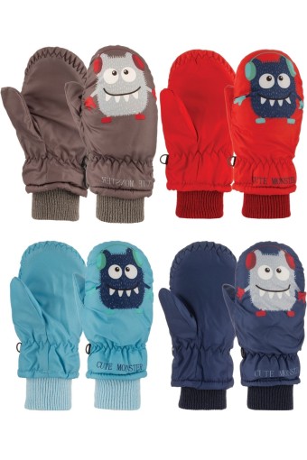 KİTTİ - Kitti Erkek Bebek Kar Eldiveni 1-4 Yaş (1)