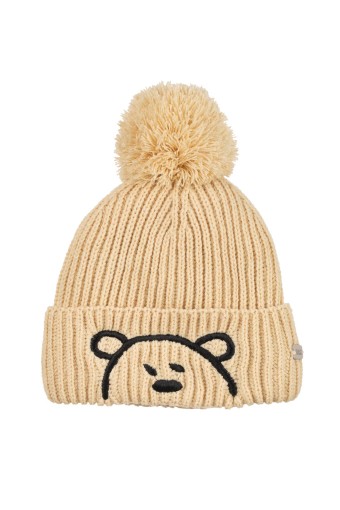 KİTTİ - Kitti Erkek Bebek Kulaklı Bere Ponponlu 1-4 Yaş