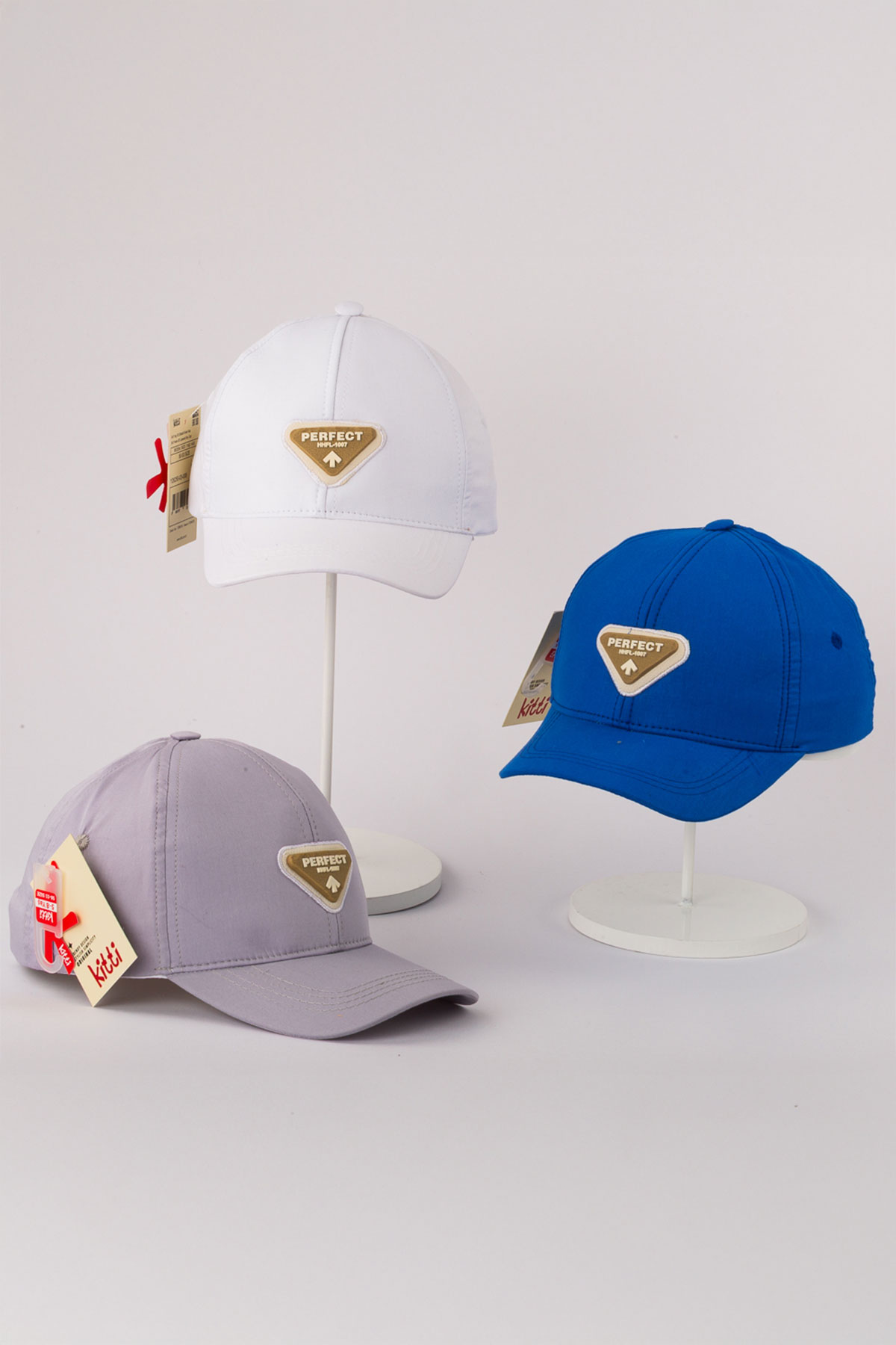 Kitti Erkek Çocuk 3D Etiketli Kep - Thumbnail