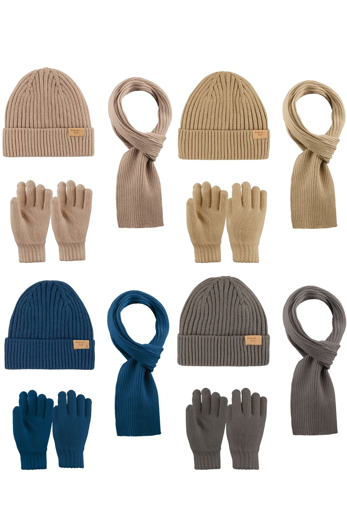 Kitti Erkek Garson Atkı Bere Eldiven Takım İçi Polarlı 9-15 Yaş - Thumbnail