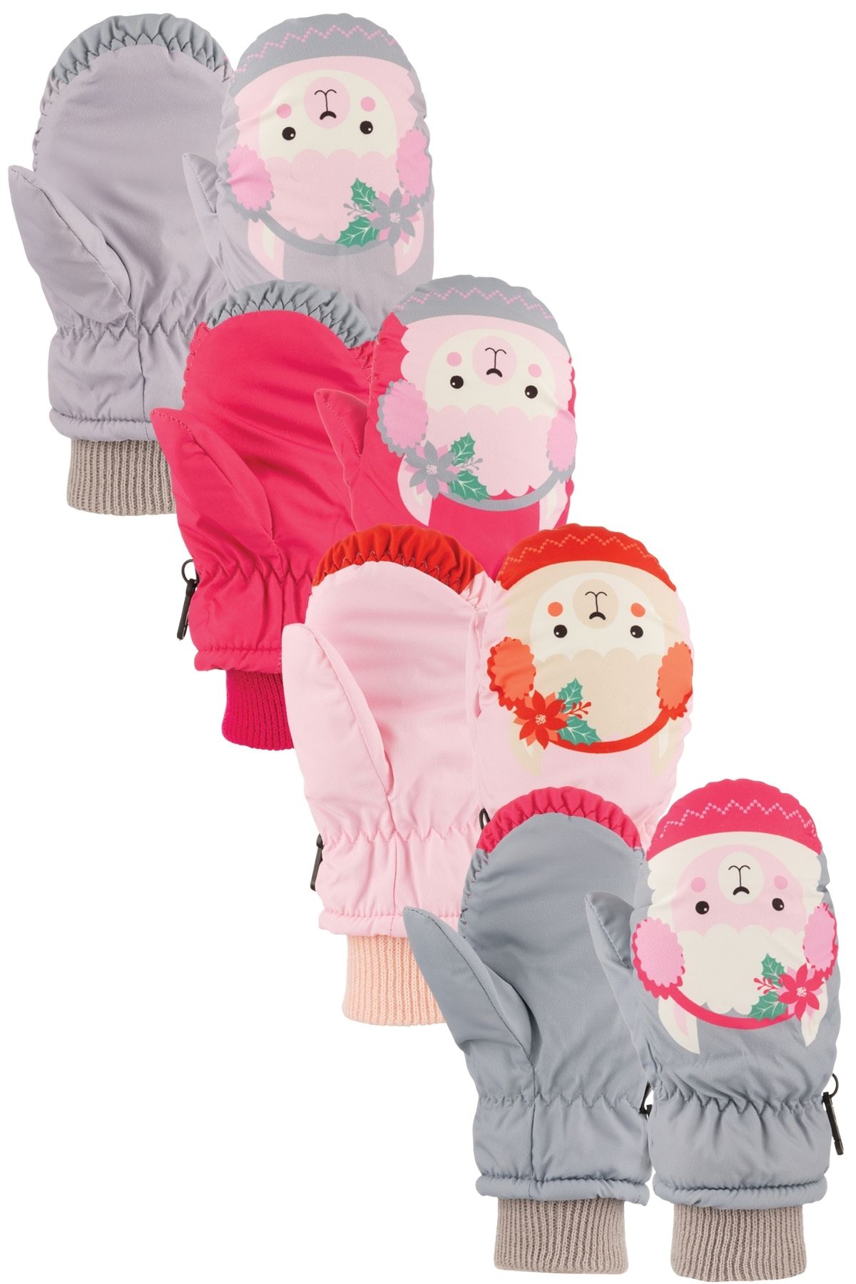 Kitti Kız Bebek Kar Eldiveni 1-4 Yaş - Thumbnail