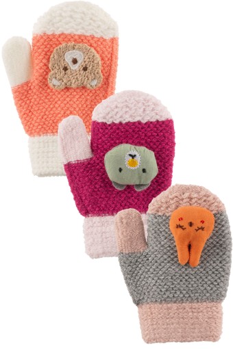 KİTTİ - Kitti Kız Bebek Örme Eldiven