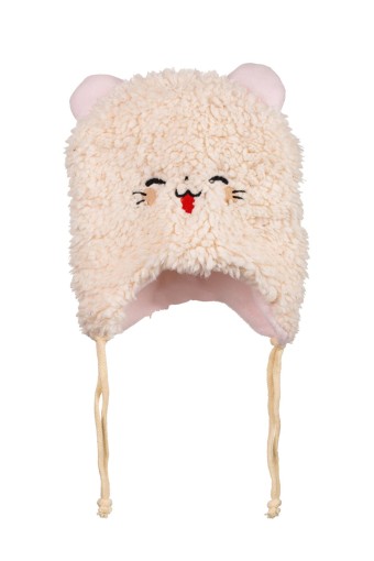 KİTTİ - Kitti Kız Bebek Peluş Bere 0-18 Ay