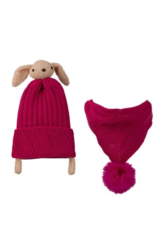 KİTTİ - Kitti Kız Çocuk Atkı Bere Takım Aksesuarlı (1)