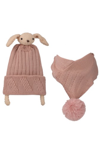 KİTTİ - Kitti Kız Çocuk Atkı Bere Takım Aksesuarlı