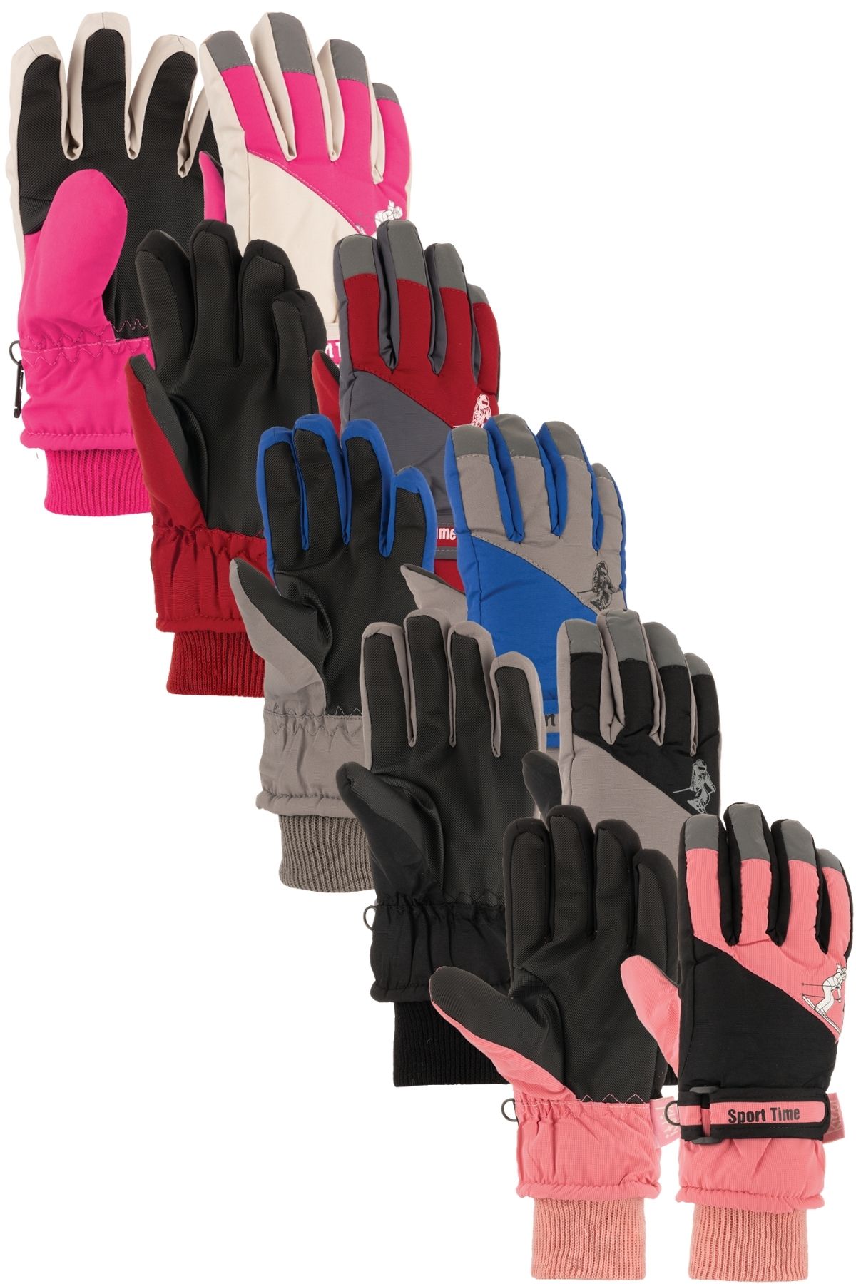 Kitti Kız Çocuk Kar Eldiveni 4-8 Yaş - Thumbnail