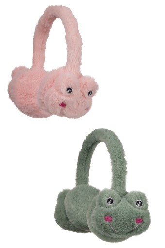 KİTTİ - Kitti Kız Çocuk Kulaklık Kurbağa Figürlü 4-8 Yaş (1)