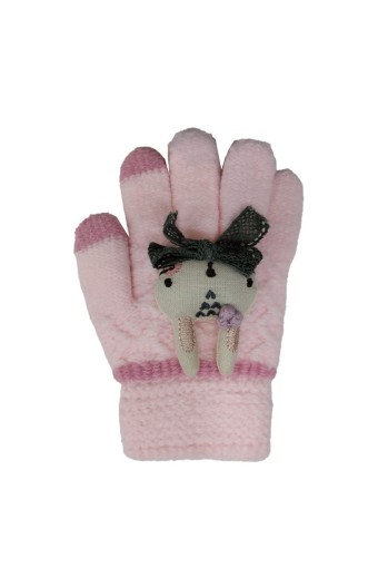 KİTTİ - Kitti Kız Çocuk Örme Eldiven 3-6 Yaş