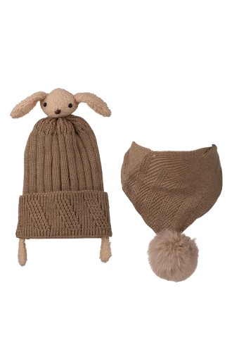 KİTTİ - Kitti Unisex Çocuk Atkı Bere Takım Aksesuarlı (1)