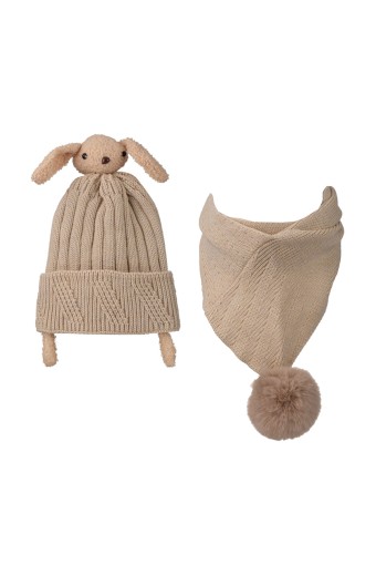 KİTTİ - Kitti Unisex Çocuk Atkı Bere Takım Aksesuarlı