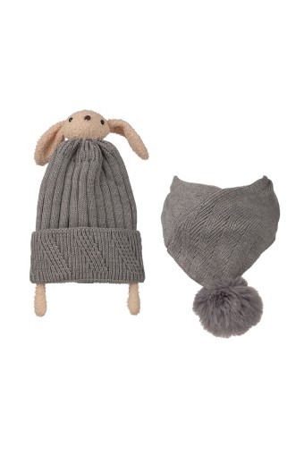 KİTTİ - Kitti Unisex Çocuk Atkı Bere Takım Aksesuarlı (1)
