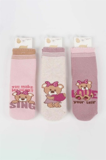ARTI - Kız Çocuk Sinyo Havlu Soket Çorap (1)