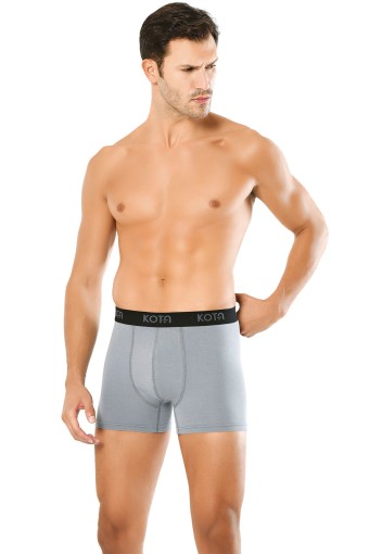 KOTA - Kota Erkek Boxer Elastanlı - Gri - M