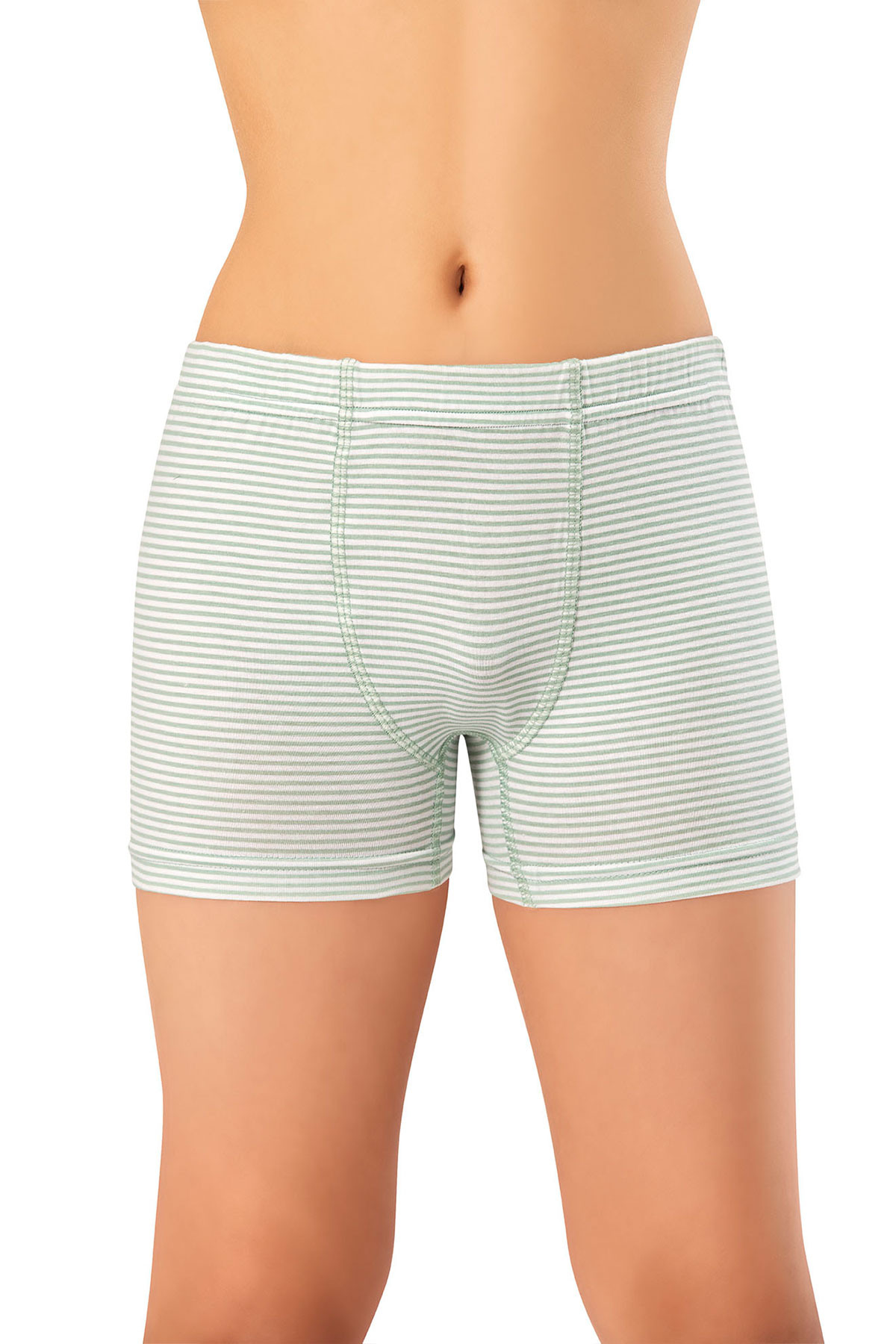 Kota Erkek Çocuk Boxer Baskılı Penye - Thumbnail