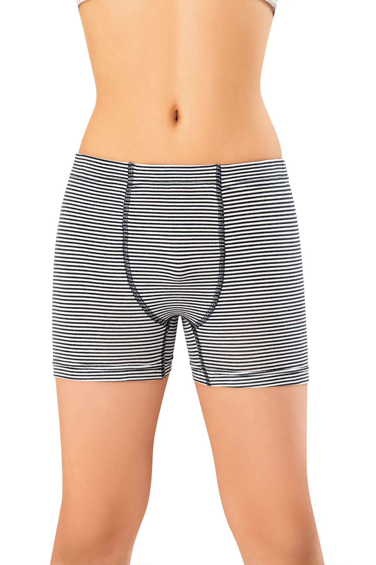 Kota Erkek Çocuk Boxer Baskılı Penye - Thumbnail