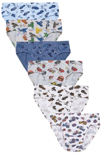 KOTA - Kota Erkek Çocuk Slip Külot Desenli Pamuklu